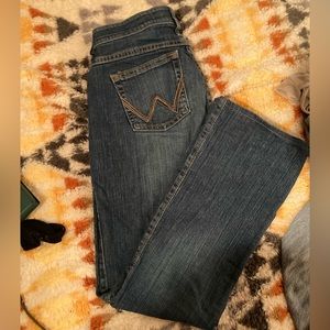 Women’s mid rise straight leg jeans